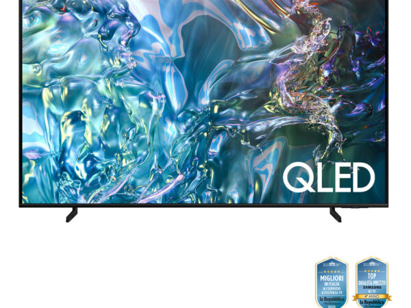 Samsung Q60D TV QLED 4K 65" QE65Q60DAUXZT Smart TV Wi-Fi Titan Gray 2024, Quantum Processor Lite 4K, 4K Upscaling, AirSlim Design, OTS Lite