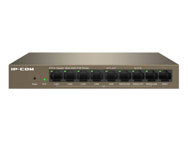 IP-COM Networks M20-8G-PoE router cablato Gigabit Ethernet Grigio