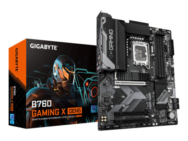 GIGABYTE B760 GAMING X GEN5 Scheda Madre - Supporta processori Intel Core di 14a generazione, VRM a 8+1+1 fasi, fino a 5600 MHz DDR5, 3 x M.2 PCIe 4.0, LAN 2.5 GbE, USB 3.2 Gen 2