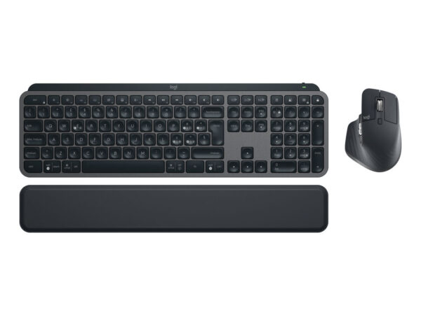 Logitech MX Keys Combo for Business | Gen 2, Tastiera e Mouse Wireless Full Size, con Poggiapolsi, Bluetooth , Logi Bolt, Clic Silenziosi, Windows/Mac/Chrome/Linux