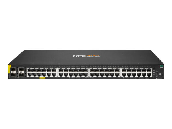 HPE Aruba Networking CX 6000 48G Class4 PoE 4SFP 370W Switch