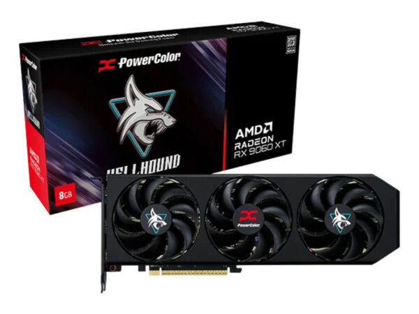 PowerColor Hellhound AMD Radeon RX 9060 XT 8GB GDDR6