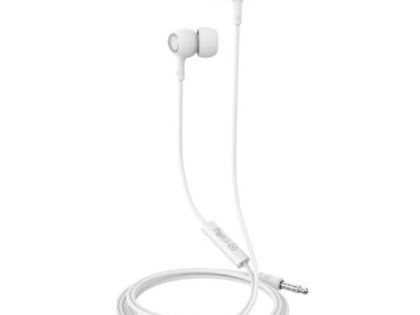 Celly UP500WH cuffia e auricolare Cablato In-ear Musica e Chiamate Bianco