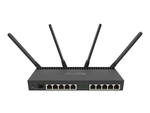 Mikrotik RB4011iGS+5HacQ2HnD-IN router wireless Gigabit Ethernet Dual-band (2.4 GHz/5 GHz) Nero