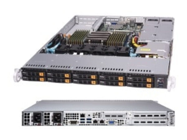 Supermicro AS-1113S-WN10RT barebone per PC/stazione di lavoro Grigio