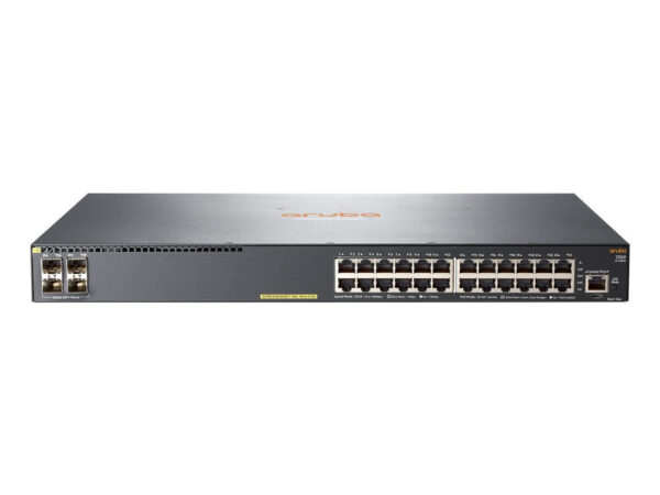 HPE Aruba Networking Aruba 2540 24G PoE+ 4SFP+ Gestito L2 Gigabit Ethernet (10/100/1000) Supporto Power over Ethernet (PoE) 1U Grigio