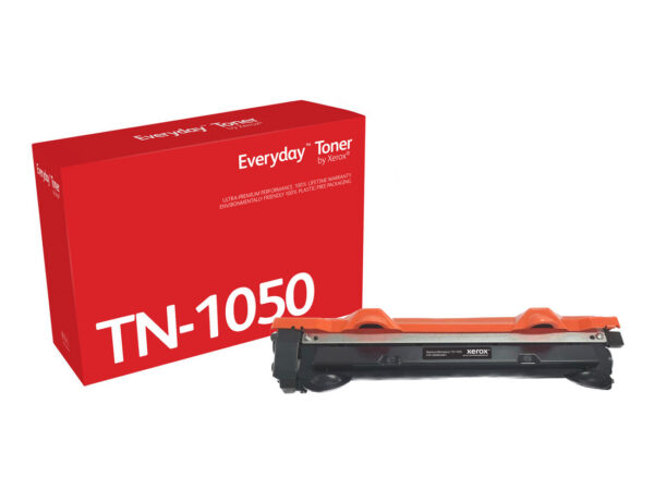 Toner Everyday di Xerox Nero compatibile con Brother TN1050, Capacità standard
