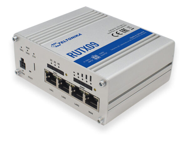 Teltonika RUTX09 router cablato Alluminio