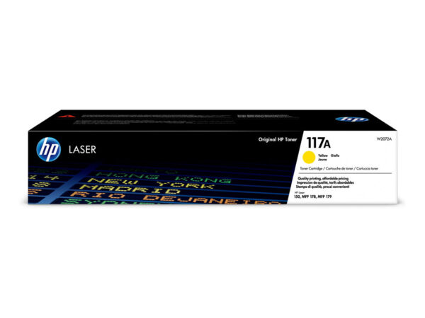 HP Cartuccia toner giallo per stampante laser originale 117A