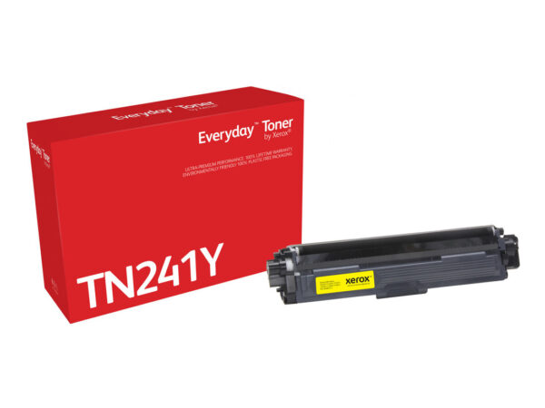 Toner Everyday di Xerox Giallo compatibile con Brother TN241Y, Capacità standard