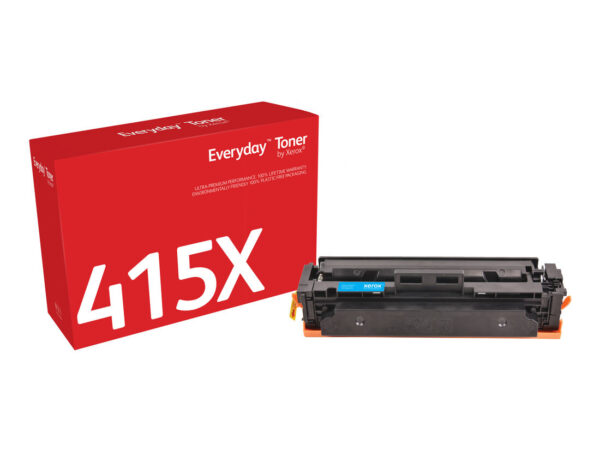 Toner Everyday di Xerox Ciano compatibile con HP 415X (W2031X), Alta capacità