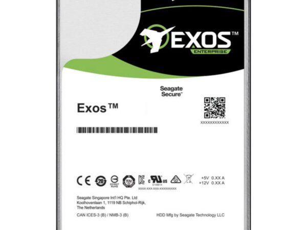Seagate Exos X16 disco rigido interno 14 TB 7200 Giri/min 256 MB 3.5" Serial ATA III