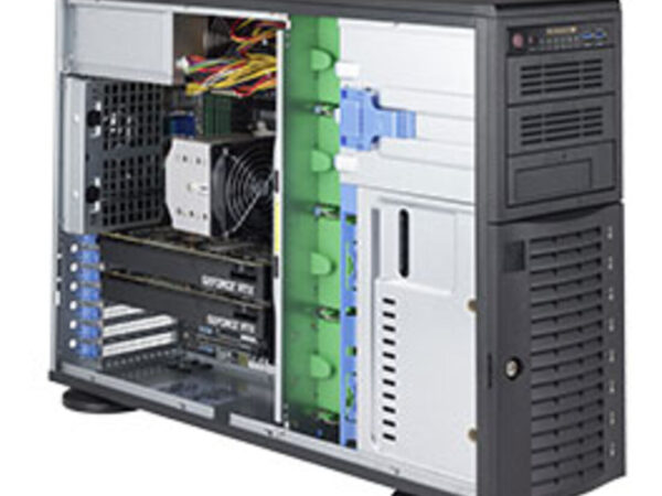 Supermicro SYS-5049A-T barebone per PC/stazione di lavoro Nero LGA 3647 (Socket P)