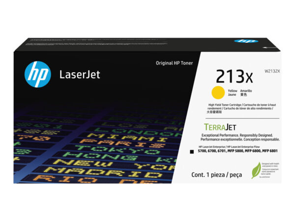 HP Cartuccia toner originale giallo ad alta capacità LaserJet 213X