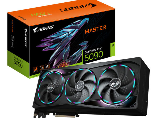 GIGABYTE AORUS GeForce RTX 5090 MASTER 32G Scheda Grafica - 32 GB GDDR7, 512 bit, PCI-E 5.0, 2655MHz Frequenza Base, 3 x DP 2.1a, 1 x HDMI 2.1b, GV-N5090AORUS M-32GD