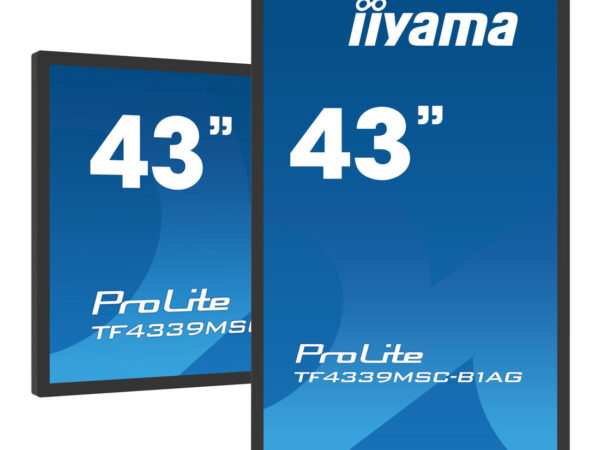 iiyama ProLite TF4339MSC-B1AG Monitor PC 109,2 cm (43") 1920 x 1080 Pixel Full HD LED Touch screen Multi utente Nero