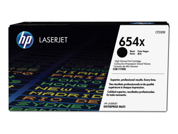 HP Cartuccia Toner originale nero ad alta capacità LaserJet 654X