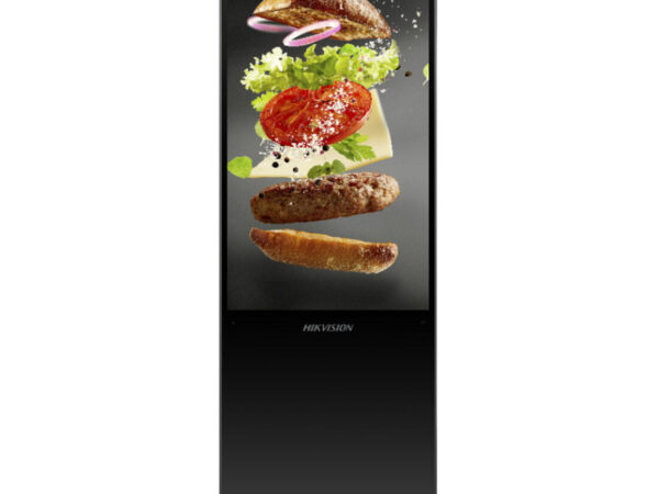 Hikvision DS-D6043UL-B/S visualizzatore di messaggi Design chiosco 108 cm (42.5") LED Wi-Fi 500 cd/m² 4K Ultra HD Nero Processore integrato Android 8.1 24/7