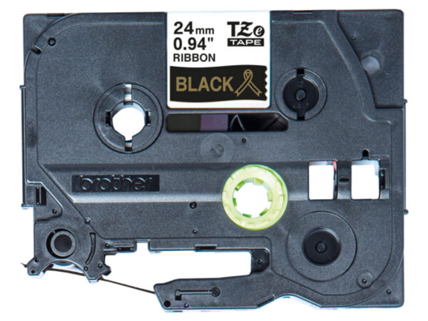 Brother TZE-R354 nastro per etichettatrice Oro su nero