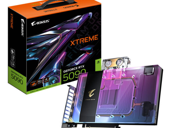 GIGABYTE AORUS GeForce RTX 5090 XTREME WATERFORCE WB 32G Scheda Grafica - 32 GB GDDR7, 512 bit, PCI-E 5.0, 2655 MHz Frequenza Base, 3 x DP 2.1a, 1 x HDMI 2.1b, NVIDIA DLSS 4, GV-N5090AORUSX WB-32GD