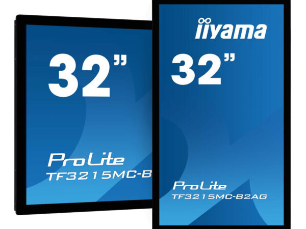 iiyama ProLite TF3215MC-B2AG Monitor PC 80 cm (31.5") 1920 x 1080 Pixel Full HD LED Touch screen Chiosco Nero