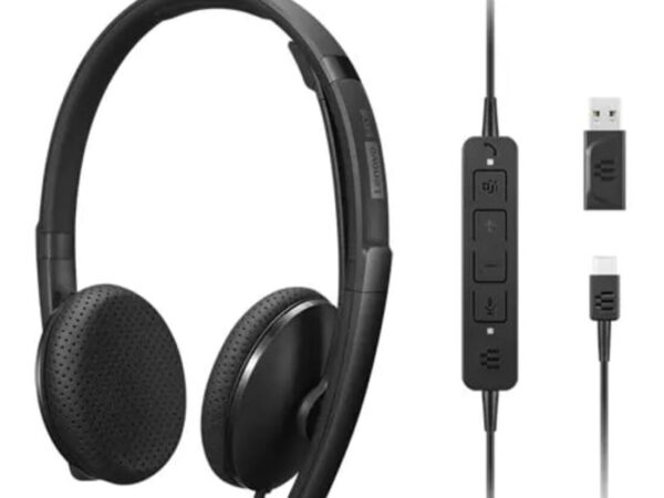 Lenovo 4XD1M45626 cuffia e auricolare Cablato A Padiglione USB tipo-C Nero