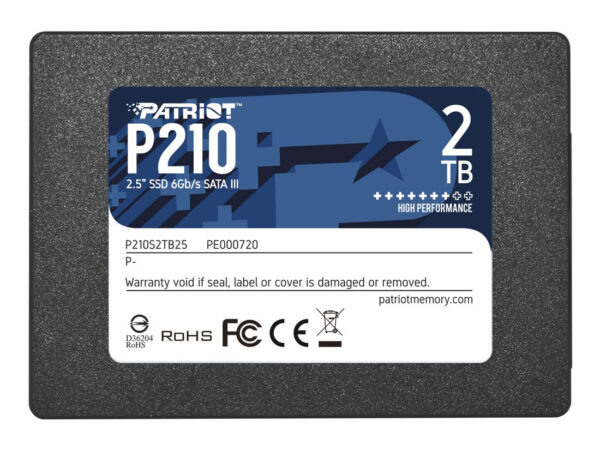 Patriot Memory P210 2 TB 2.5" Serial ATA III