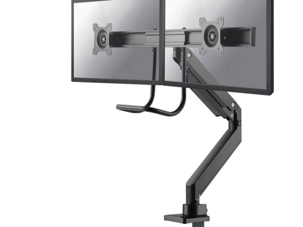 Neomounts NM-D775DXBLACK Braccio per monitor 10-32" - molla a gas - Topfix - 180°-stop