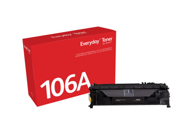 Toner Everyday di Xerox Nero compatibile con HP 106A (W1106A), Capacità standard