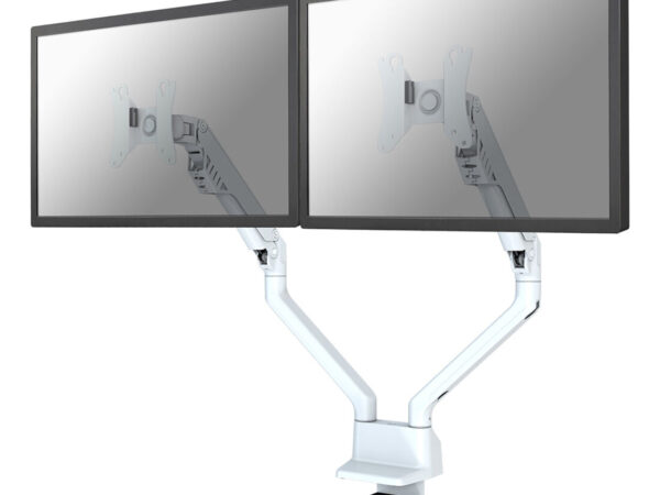Neomounts FPMA-D750DWHITE2 Braccio per monitor 10-32" - molla a gas - Topfix - 180°-stop