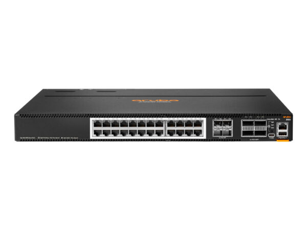 HPE Aruba Networking CX 8100 24x10G Base-T 4x10G SFP+ 4x40/100G QSFP28 FB 3Fan 2AC PSU Gestito L3 10G Ethernet (100/1000/10000) 1U