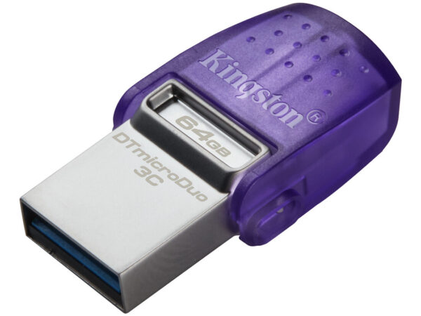 Kingston Technology DataTraveler 64GB microDuo 3C 200MB/s dual USB-A + USB-C
