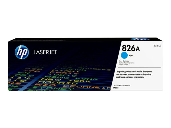 HP Cartuccia Toner originale ciano LaserJet 826A