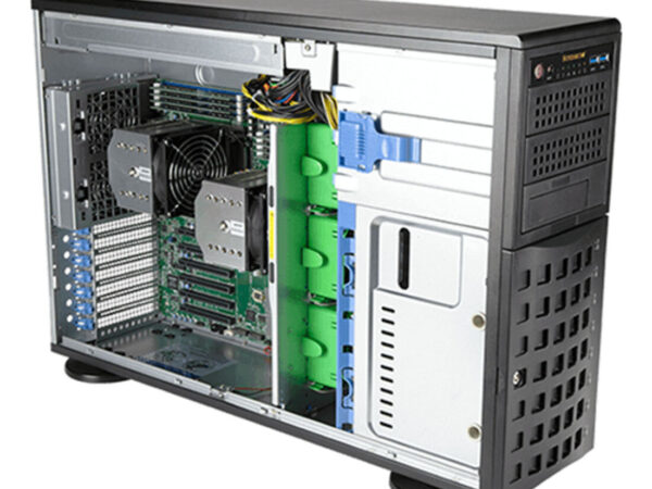 Supermicro SYS-740A-T workstation Tower Intel Xeon serie 3000 DDR4-SDRAM Nero