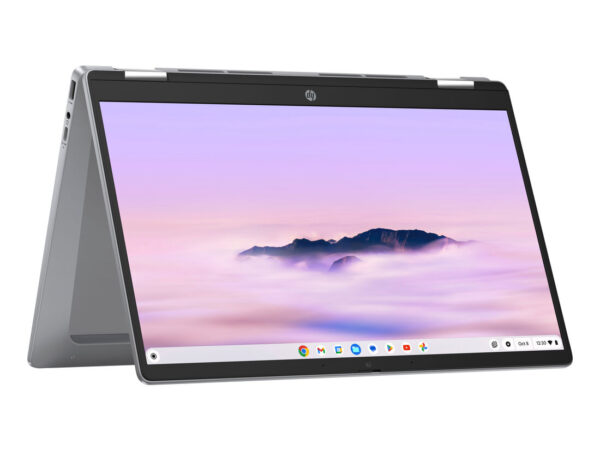 HP Chromebook x360 14b-cd0006nl Intel N N100 35,6 cm (14") Touch screen HD 4 GB LPDDR5-SDRAM 128 GB eUFS Wi-Fi 6 (802.11ax) ChromeOS Argento