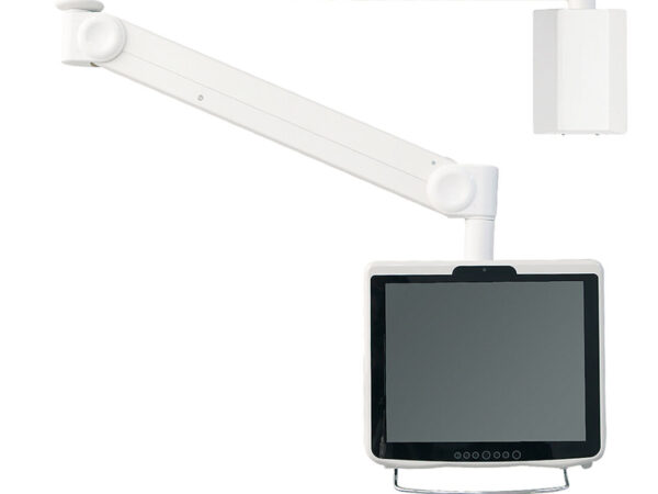 Neomounts FPMA-HAW100 Supporto monitor a parete tipo medicale 10-24" - alt. 0-170 cm - molla a gas