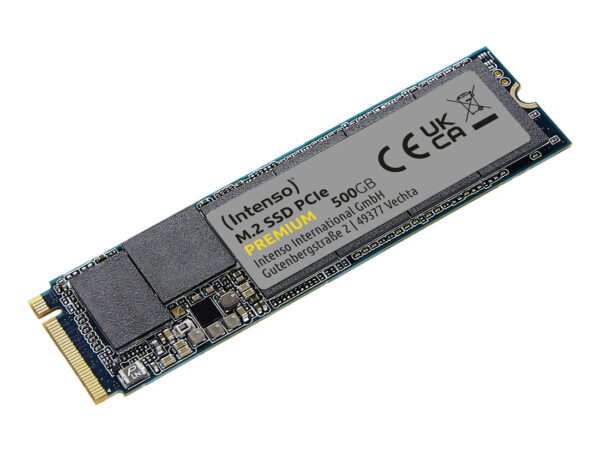 Intenso SSD 500GB Premium M.2 PCIe PCI Express 3.0 NVMe