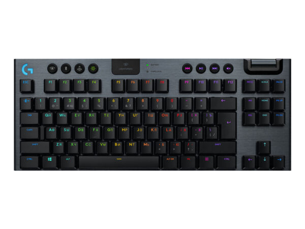 Logitech G 920-010587 tastiera Gaming RF senza fili + Bluetooth QWERTY Italiano Carbonio