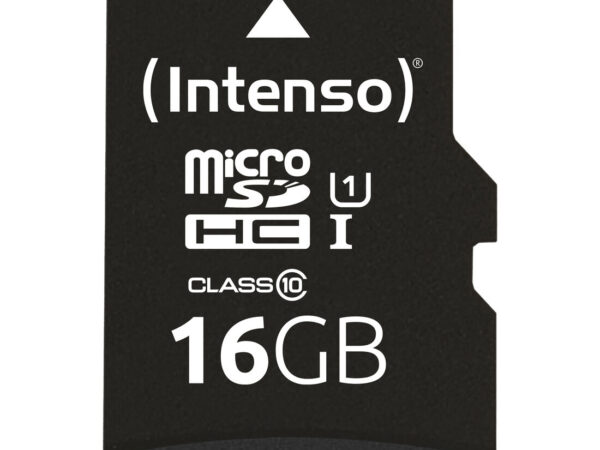 Intenso 3424470 memoria flash 16 GB MicroSD UHS-I Classe 10