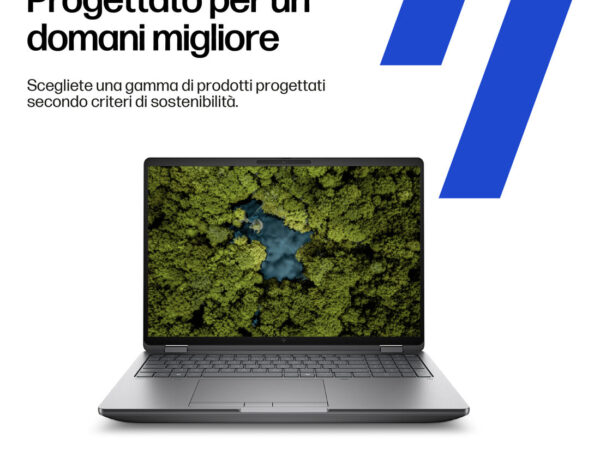 HP ZBook Fury G1i 16 Wolf Pro Security Edition - Data Science Intel Core Ultra 9 285HX Workstation mobile 40,6 cm (16") 2.5K 64 GB DDR5-SDRAM 2 TB SSD Wi-Fi 7 (802.11be) Windows 11 Pro AI PC, AI Workstation Argento