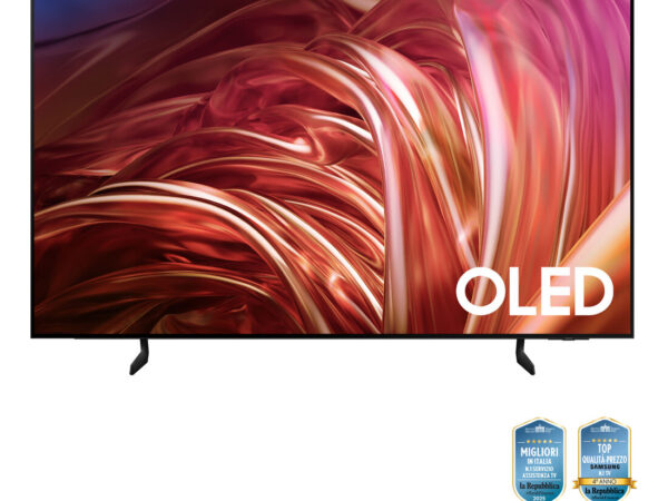 Samsung TV OLED 4K 77" QE77S85DAEXZT Smart TV Wi-Fi Graphite Black 2024, Processore NQ4 AI GEN2, Self-illuminating pixels, Contour Design, Dolby Atmos