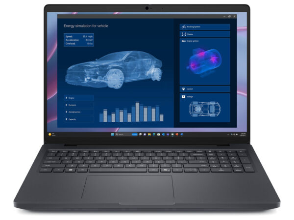 DELL Pro Max 16 MC16255 AMD Ryzen AI 7 PRO 350 Computer portatile 40,6 cm (16") Full HD+ 32 GB LPDDR5x-SDRAM 1 TB SSD NVIDIA RTX PRO 1000 Blackwell Wi-Fi 7 (802.11be) Windows 11 Pro Italiano Nero