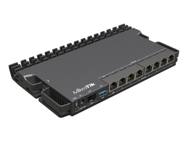 Mikrotik RB5009UPR+S+IN router cablato 2.5 Gigabit Ethernet, Gigabit Ethernet Nero