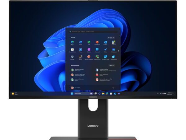 Lenovo ThinkCentre M70a Gen 6 Intel Core Ultra 5 225T 60,5 cm (23.8") 1920 x 1080 Pixel PC All-in-one 16 GB DDR5-SDRAM 512 GB SSD Windows 11 Pro Wi-Fi 6E (802.11ax) Nero