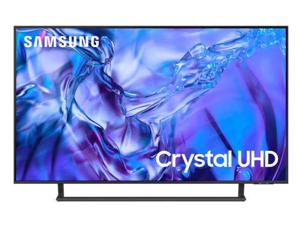 Samsung TV Crystal UHD 4K 43" UE43DU8570UXZT Smart TV Wi-Fi Titan Gray 2024, Processore Crystal 4K, 4K Upscaling, AirSlim Design, OTS Lite