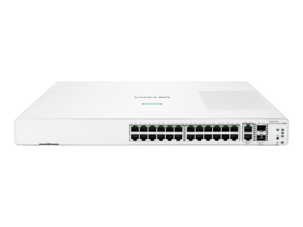 HPE Aruba Networking Networking Instant On Switch 24p Gigabit 2p 10GBT 2p SFP+ 1960