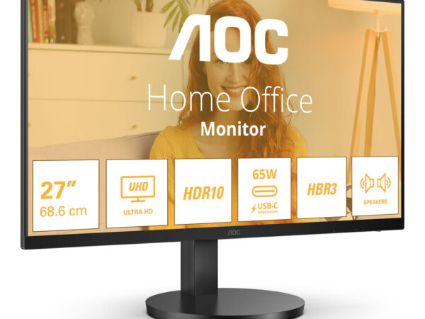 AOC B3 U27B3CF Monitor PC 68,6 cm (27") 3840 x 2160 Pixel 4K Ultra HD LCD Nero