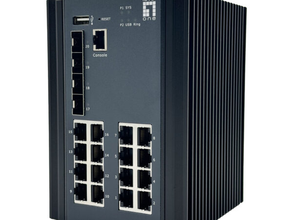 LevelOne IGU-2071 switch di rete Gestito L2+ Gigabit Ethernet (10/100/1000) Nero