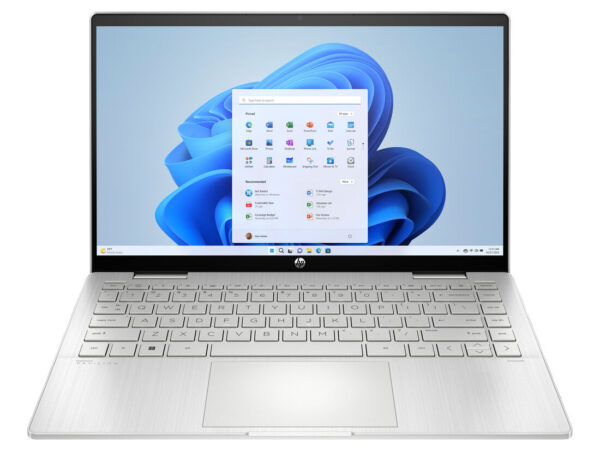HP Pavilion x360 14-ek1031nl Intel Core i5 i5-1335U Ibrido (2 in 1) 35,6 cm (14") Touch screen Full HD 16 GB DDR4-SDRAM 512 GB SSD Wi-Fi 6 (802.11ax) Windows 11 Home Argento