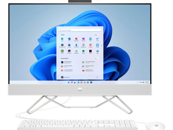 HP 27-cb1042nl Intel Core i5 i5-1235U 68,6 cm (27") 1920 x 1080 Pixel PC All-in-one 8 GB DDR4-SDRAM 512 GB SSD Windows 11 Home Wi-Fi 5 (802.11ac) Bianco
